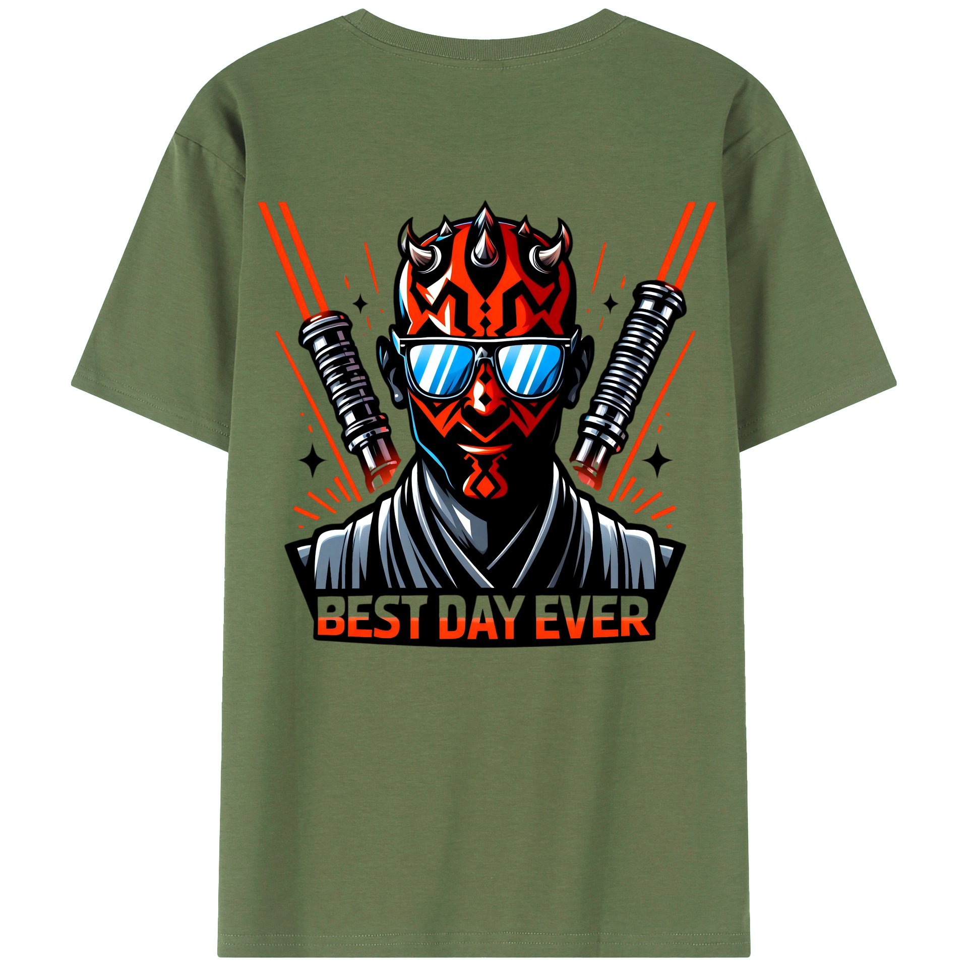 （画像用） スター・ウォーズ Star Wars 綿100％ メンズ半袖Tシャツ（バックプリント） 通気性